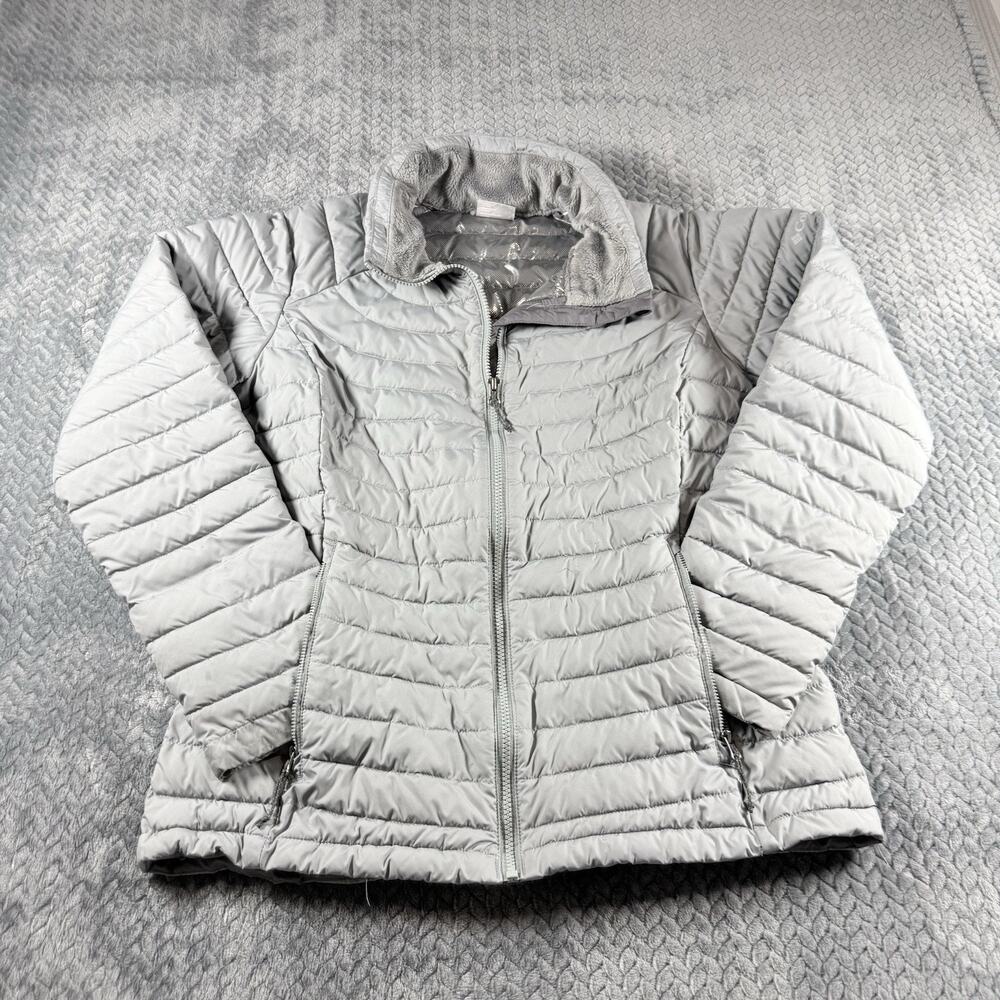 Columbia Omni-Heat Puffer Jacket Gorpcore Men’s L Gorpcore Urban Outdoor Gray